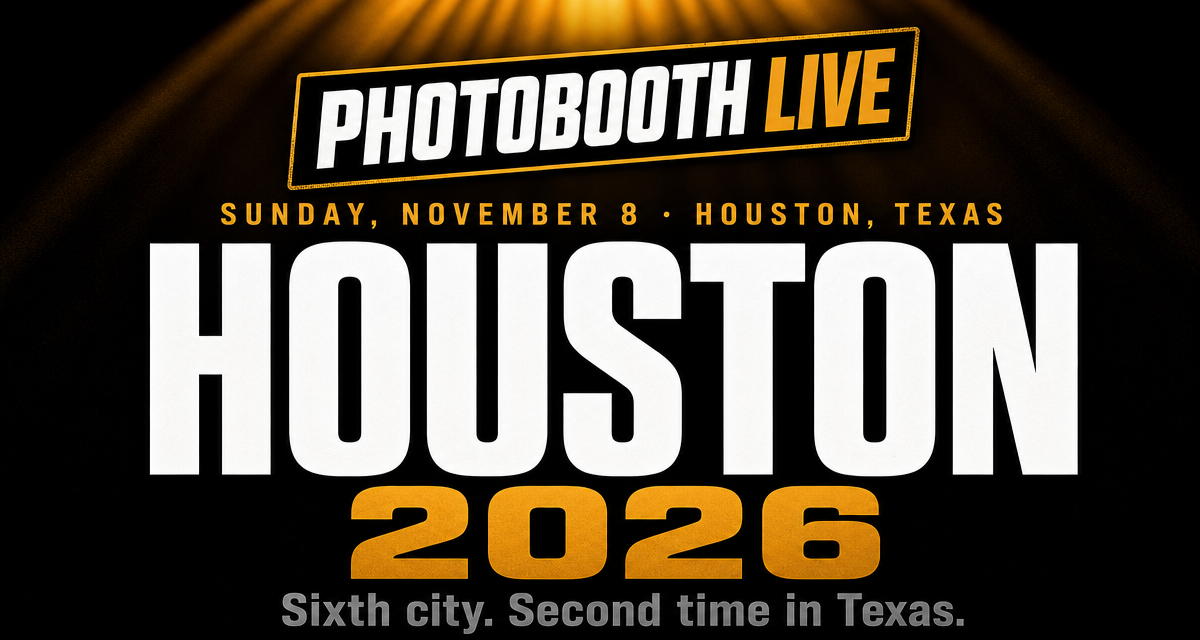 Photo Booth Live — Houston, November 8, 2026