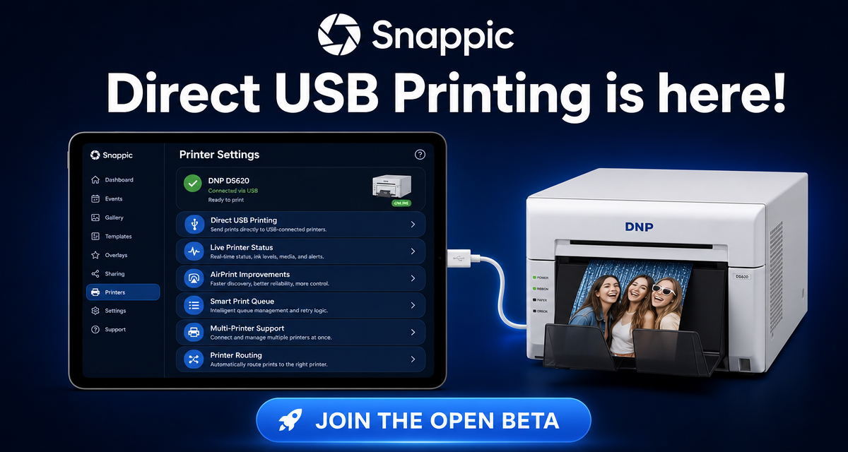 Snappic Direct USB Printing — Open Beta