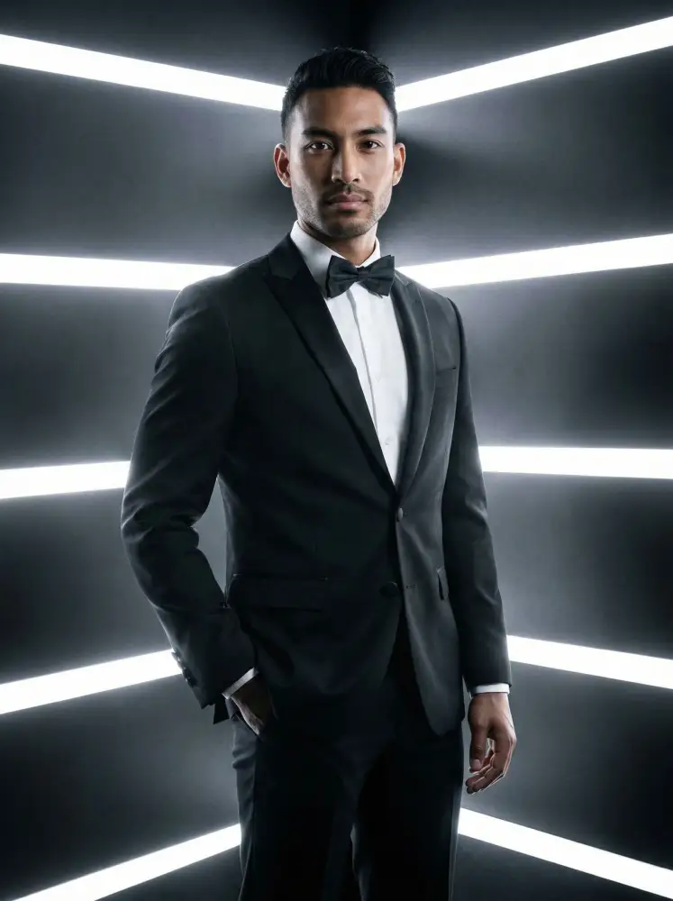 Example of a polished formal headshot from the Modern Headshot Experience